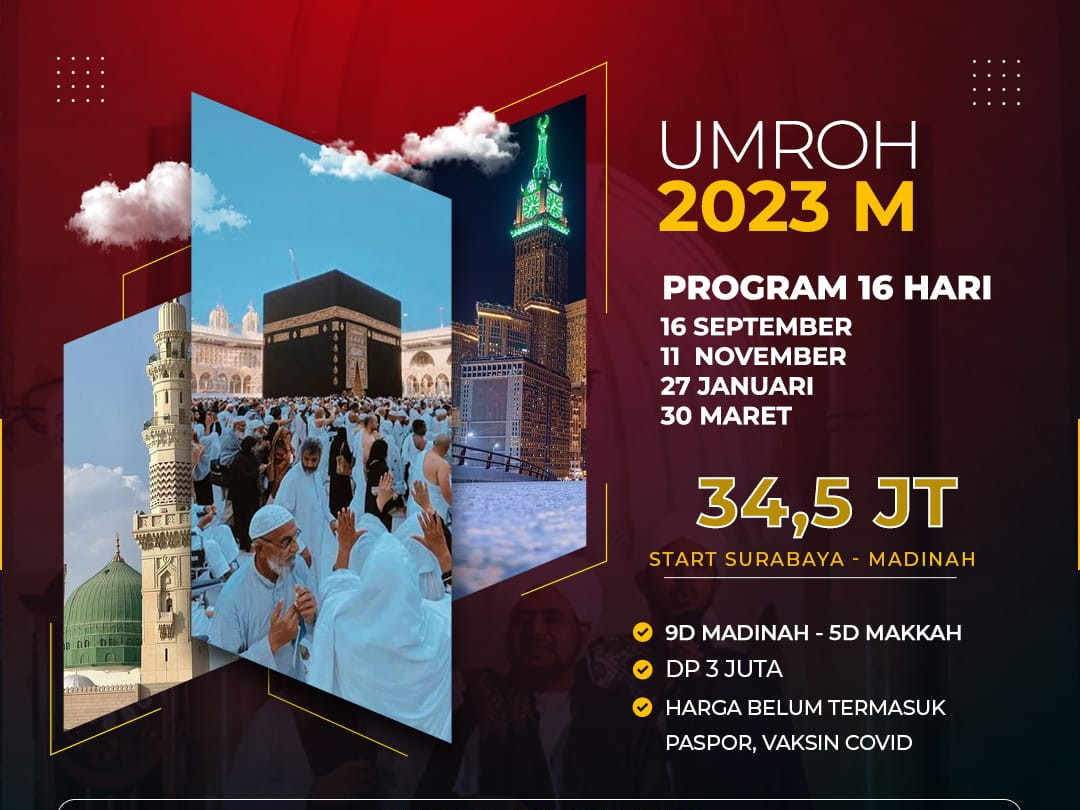 Umroh 16 Hari (Paket Hemat)